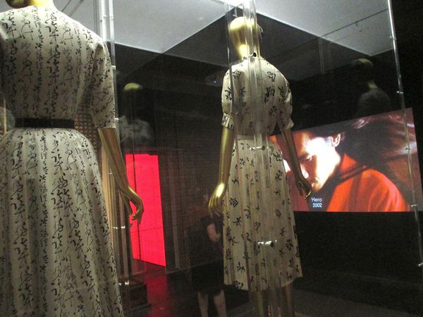 Christian Dior and Coco Chanel calligraphy dresses with a clip from Zhang Yimou's Hero edited by Wong Kar Wai